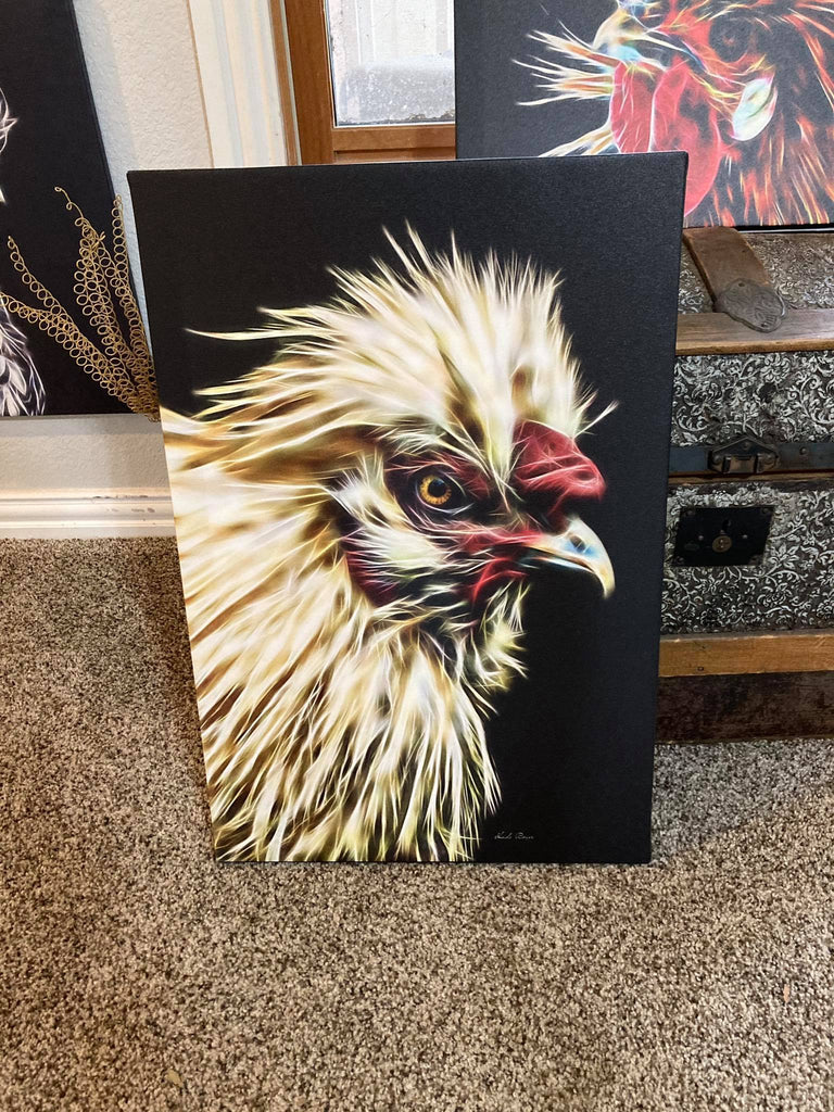 Rockin' Silkie Rooster