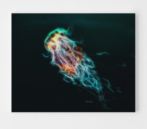 Gliding with the Waves Jellyfish