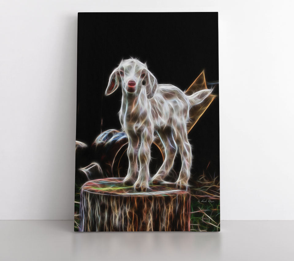 Lamb On A Log