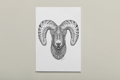 Tribal Big Horn Sheep