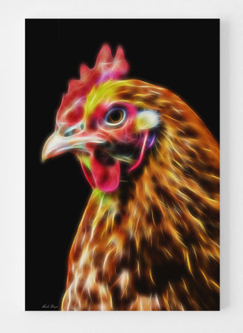 Buff Buff and Away! - Buff Orpington Canvas