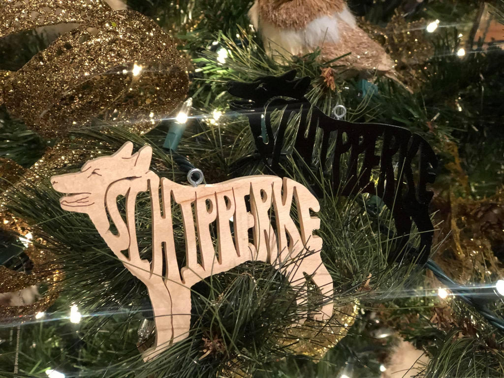 Handmade Schipperke Christmas Ornaments