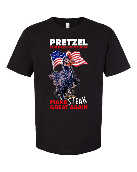 Pretzel For President 2024! The Tshirt is HERE!
