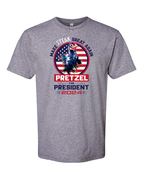Pretzel For President 2024! The Tshirt is HERE!