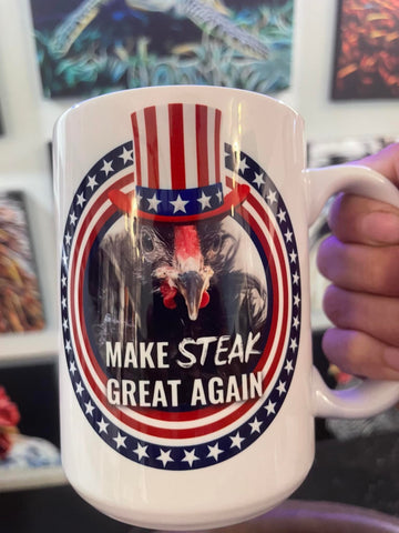 Make Steak Great Again Mug - Presidential Race 2024