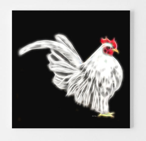 White Serama Rooster