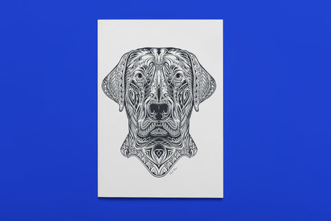 Tribal Labrador Retriever