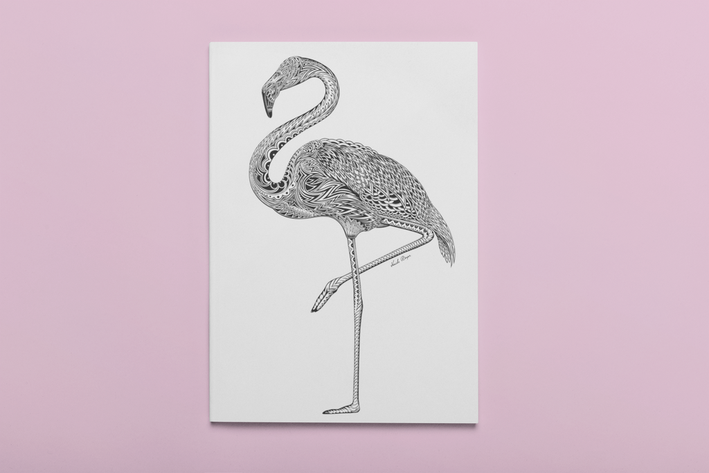 Tribal Flamingo